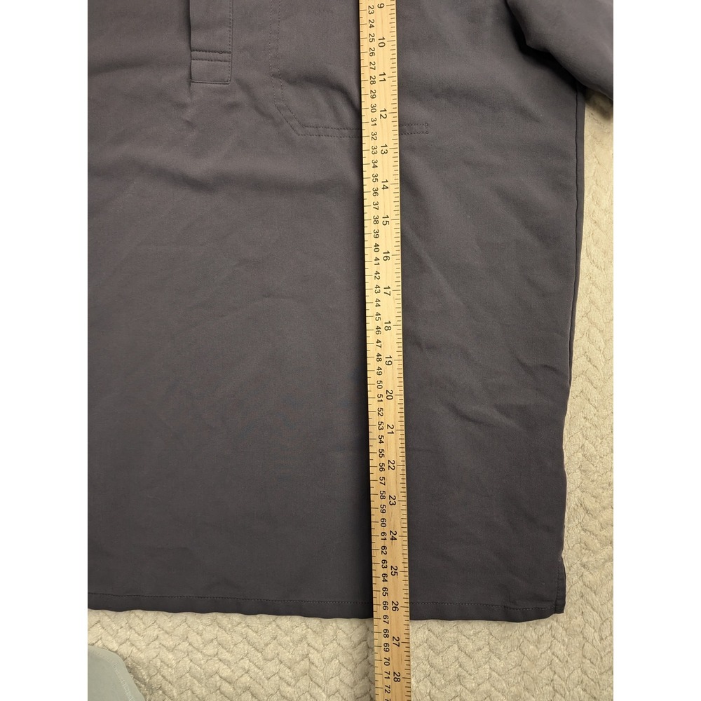 FIGS Technical Collection Polo Shirt Mens Small Gray‎ Short Sleeve - Picture 7 of 9